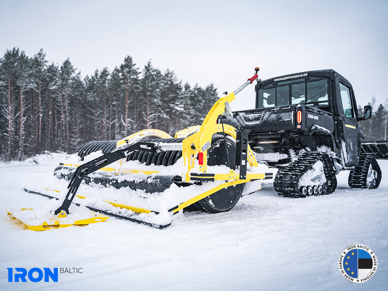 Snow Roller / Ski Track Groomer 2,7m | Iron Baltic