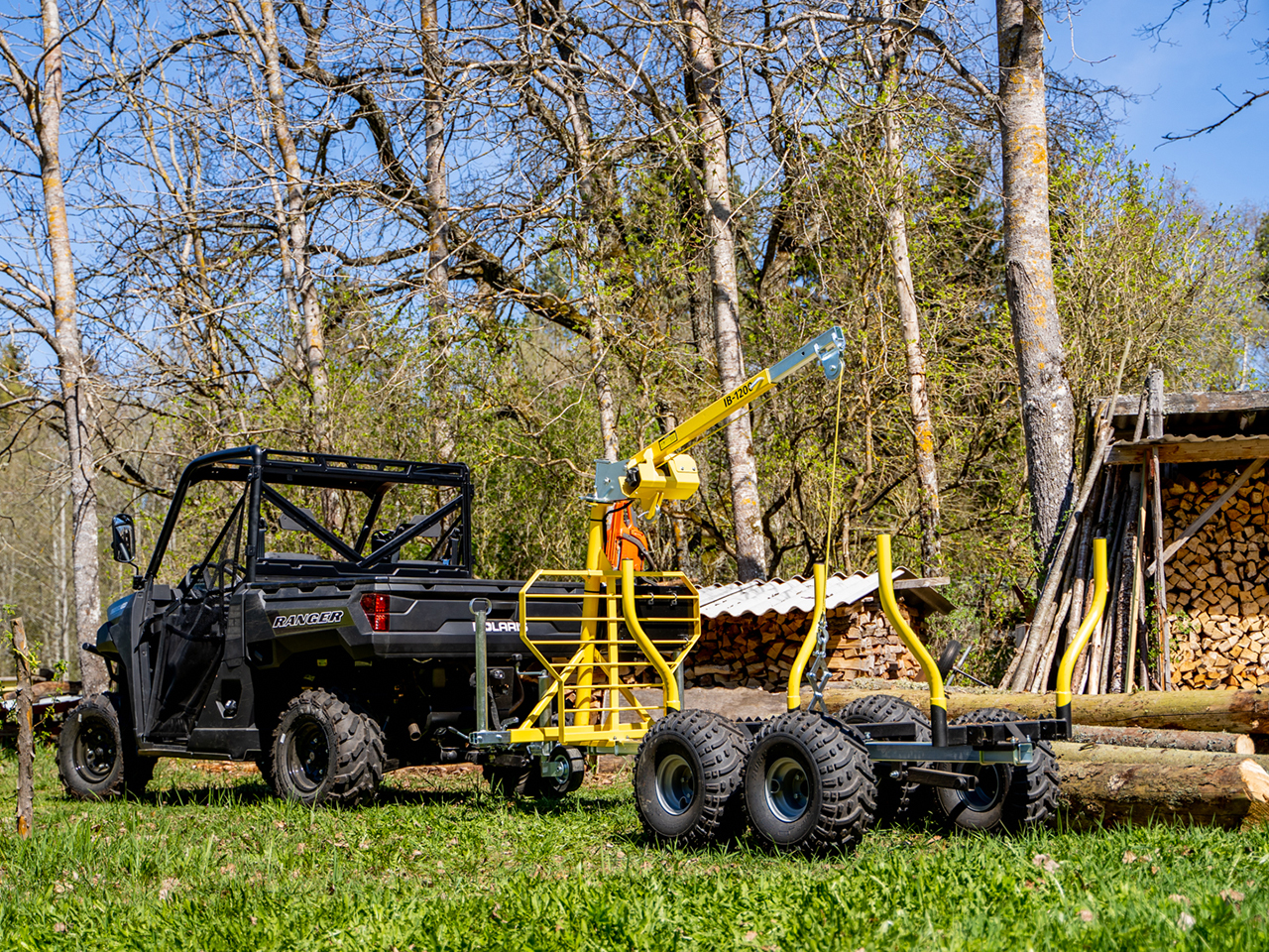 Timber trailer IB 1200 Iron Baltic