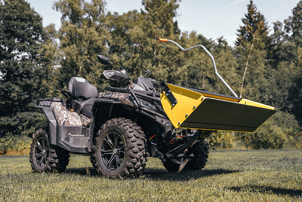2in1 Modular Plow Bucket  SEGWAY SNARLER ATV – Iron Baltic