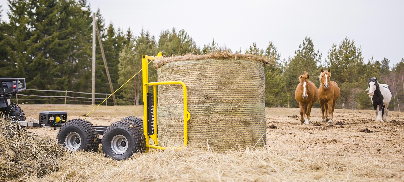 Silo & Hay bale trailer