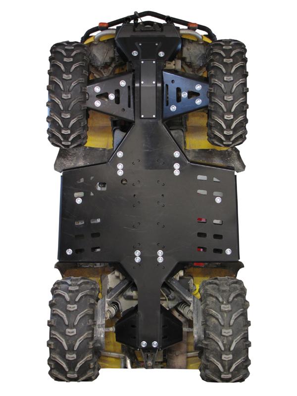 Skid plate full set plastic CanAm G1 Outlander MAX Iron Baltic