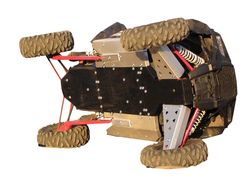 Skid plate full set aluminium/plastic Polaris RZR 1000 XP Iron