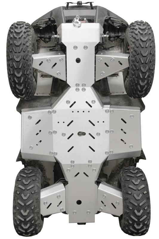 Skid plate full set (aluminium) Kymco MXU 700 (-2019)