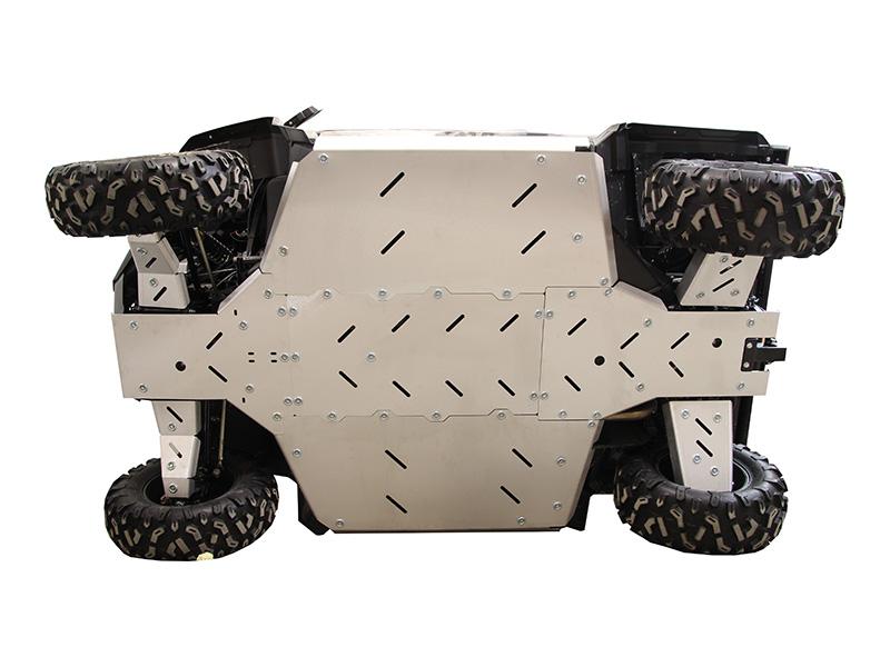Skid plate full set (aluminium) - OUTLET CFMOTO UFORCE 1000 (-2021) fit tested