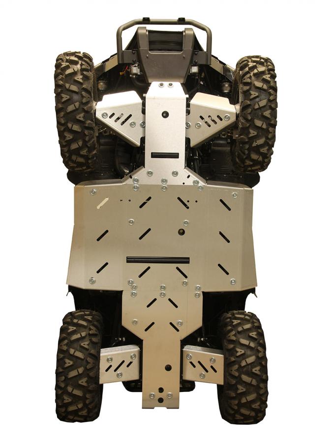 Skid plate full set (aluminium) Linhai M550L EPS