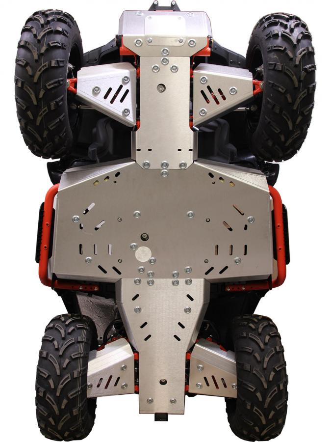Skid plate full set (aluminium) Segway Snarler AT6 L