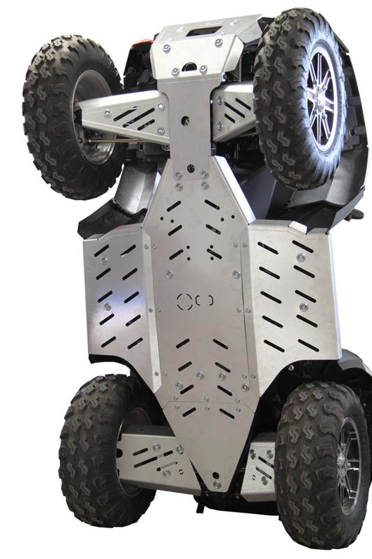 Skid plate full set (aluminium) Polaris Sportsman Touring 550 X2 / 850 X2 (-2014)