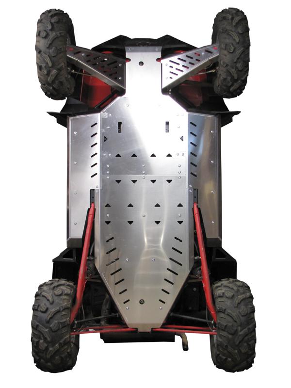 Skid plate full set aluminium Polaris RZR 900 XP 2014 Iron Ba