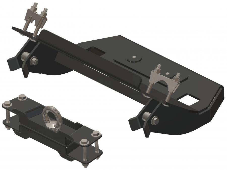 Front-mount adapter (narrow) Linhai LandForce 550L/650L/650L PRO (2025+)