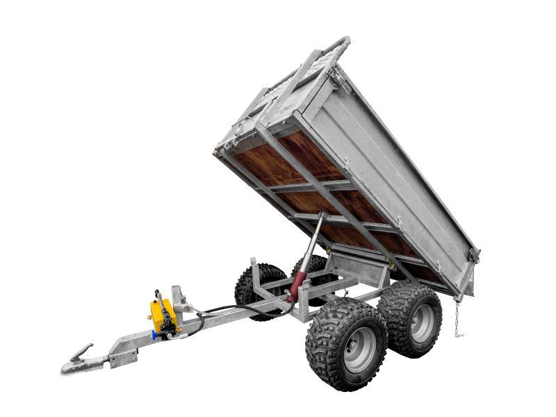 Manual-hydraulic lift kit for ECO 1500 trailer cargo box 