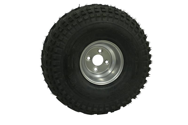 Wheel & tyre 22x12-8" (right)