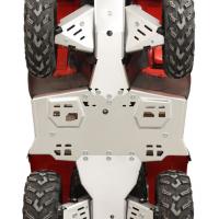 Skid plate full set (aluminium) Rancher IRS / Rubicon IRS Honda TRX 420 (IRS) / TRX 500 (IRS) / TRX 520 (IRS)