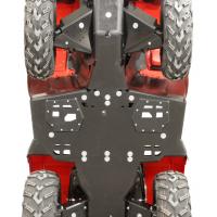 Skid plate full set (plastic)  Rancher IRS / Rubicon IRS Honda TRX 420 (IRS) / TRX 500 (IRS) / TRX 520 (IRS)