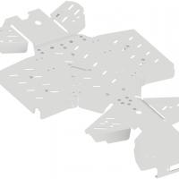 Skid plate full set (aluminium) GOES Cobalt / Iron