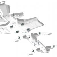 Skid plate full set (aluminium) CanAm G2 Outlander 6x6 (2013-2016)