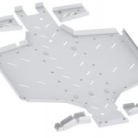 Skid plate full set (aluminium) CFMOTO UFORCE 1000 (-2021)