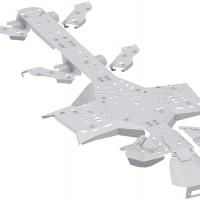 CanAm G2 Outlander 6x6 MAX - skid plate full set aluminium (2019+)