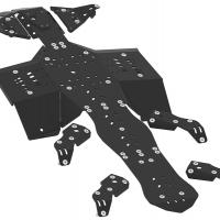 CanAm G2 Outlander 6x6 MAX skid plate full set plastic (2019+)