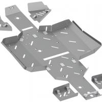Skid plate full set (aluminium) Linhai M550L EPS