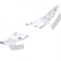 Al. Front A-arm guards (pair) Polaris Sportsman XP 1000 S
