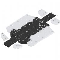 Skid plate full set (aluminium/plastic) CFMOTO UFORCE 600