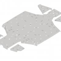 Skid plate full set (aluminium) CFMOTO U10 PRO (2025+)