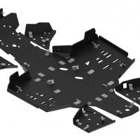 Skid plate full set (plastic) CanAm G3 Outlander 500 / 700 (2023+) Outlander PRO / PRO XU (2024+)
