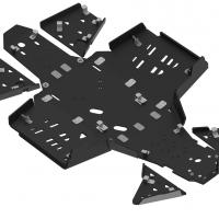 Skid plate full set (plastic) CanAm G3 Outlander 500 / 700 (2023+) Outlander PRO / PRO XU (2024+)