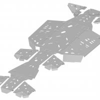 Skid plate full set (aluminium) CanAm Outlander 850/1000 MAX G3 6x6 (2025+)