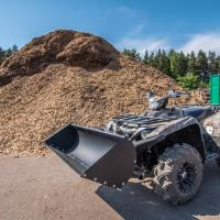 Plow bucket 1280 mm with mechanical tilt