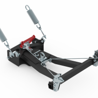 Front-mount push tubes Quick attach ( narrow mount )