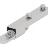 Towing eye 360 degree turning pin type hitch