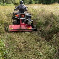 Flail mower 18hp with electric start ( Briggs & Stratton )