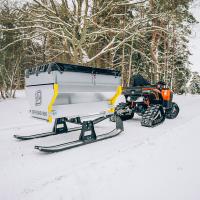Trailer Skis (OFFROAD 500) for IB trailer p/n 89.1000 / 89.1100