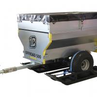 Trailer skis ( 1 axle trailer ) adjustable width road & offroad tyres