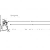 Snow blower 1800 mm / 71 in Electric starter 18hp Briggs & Stratton V2