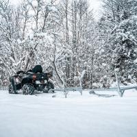 Timber sled (timber trailer on skis)