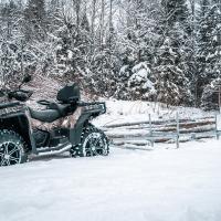 Timber sled (timber trailer on skis)