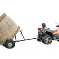 Hay bale trailer