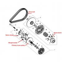 PRIMARY FIXED PULLEY CF1000 (0JYA-051200)