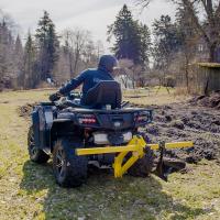 Plough Single bottom plow (Receiver Mount System)