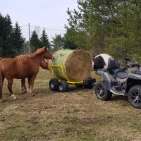 Silo & Hay bale trailer