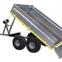 Flatbed Dump Trailer FD-1200 (US-version) with box extensions