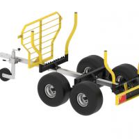 Timber trailer IB 1200 R1a with road use homologation