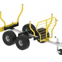 Timber trailer IB 1200 R1a with road use homologation