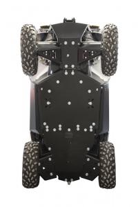 Skid plate full set (aluminium/plastic) +front winch mounting kit Polaris ACE 325 / 570