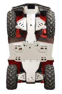 Skid plate full set (aluminium) Rancher IRS / Rubicon IRS Honda TRX 420 (IRS) / TRX 500 (IRS) / TRX 520 (IRS)