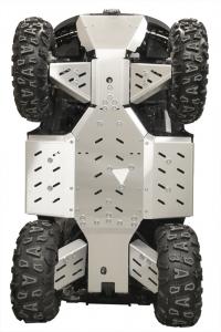 Skid plate full set (aluminium) GOES Cobalt / Iron