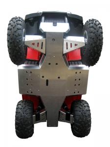 Skid plate full set (aluminium) Polaris Sportsman 400 / 450 / 500 (-2010)