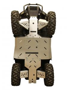 Skid plate full set (aluminium) Linhai M550L EPS